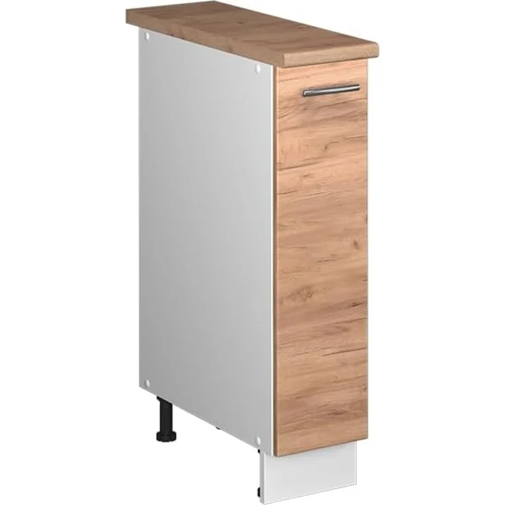 Apothekerschrank Fame-Line Goldkraft Eiche/Weiß 20 cm, AP Eiche Vicco