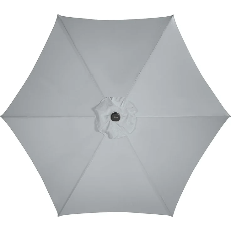 Derby by Doppler Sonnenschirm / Kurbelschirm "Basic Lift neo 300", grau, Ø 300 cm – Bild 5
