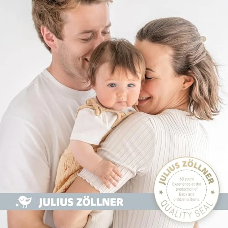 Julius Zöllner Überzug Wickelauflage Musselin denim 85/75 – Bild 6