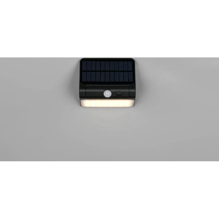 Solar Wandleuchte OLINDA außen mit Bewegungsmelder, Breite 12cm – Bild 4