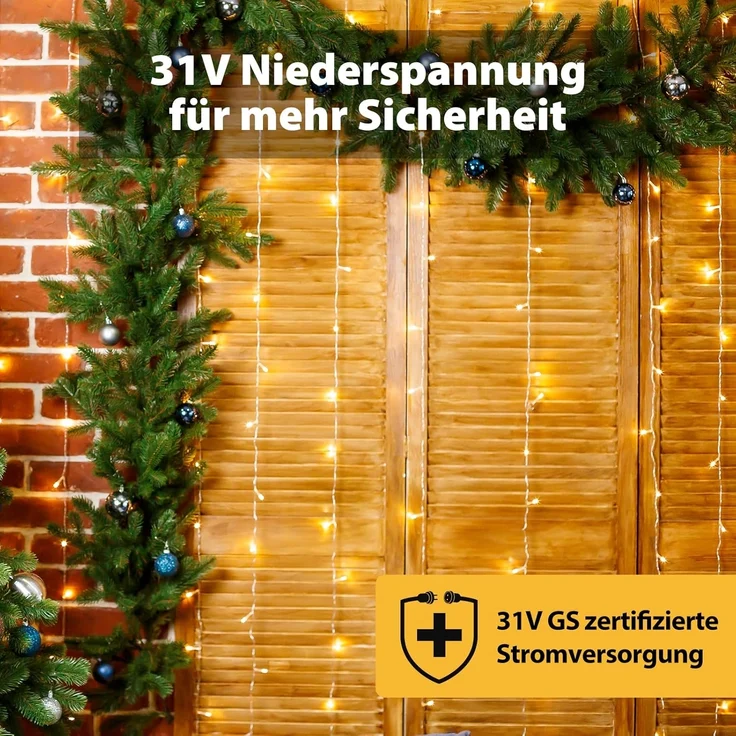SALCAR 6m x 3m LED Lichtervorhang – Bild 3