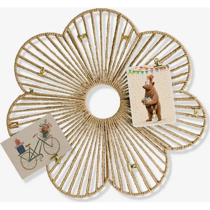 vertbaudet Messlatte Kinderzimmer Foto-Pinnwand BLUME, aus Papierfaser