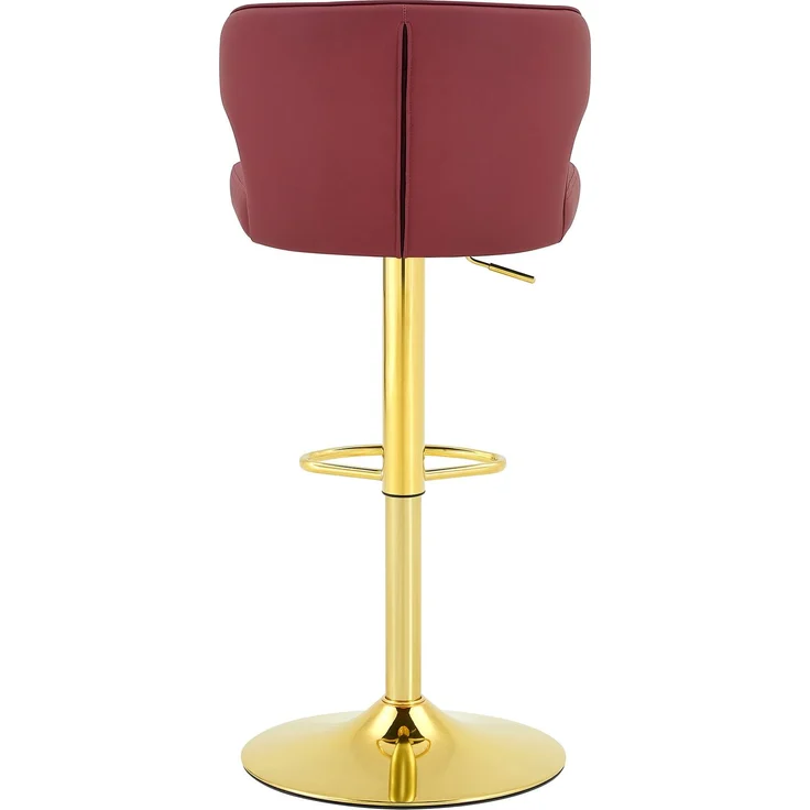 2er Set Barhocker mit Lehne Höhenverstellbar, 360° Drehbar Barstuhl mit großem Sockel & Fußstütze, Moderner Küchenhocker für Bar Küche Theke (Nur Stühle)--Netz--110x45x49.7cm--YOUDENOVA – Bild 10