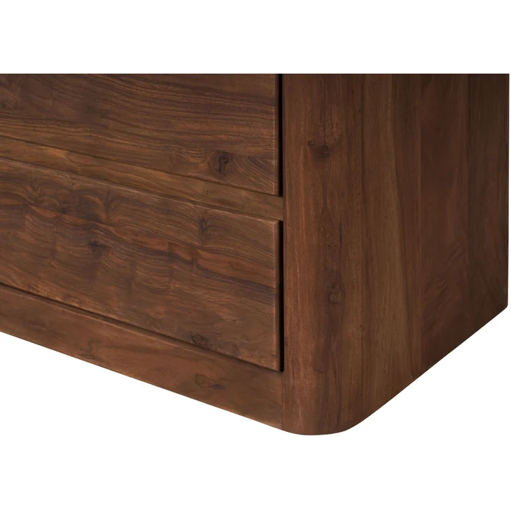 TV-Board Sheesham 220 x 40 x 50 smoked cherry gebeizt TORONTO #166 – Bild 4