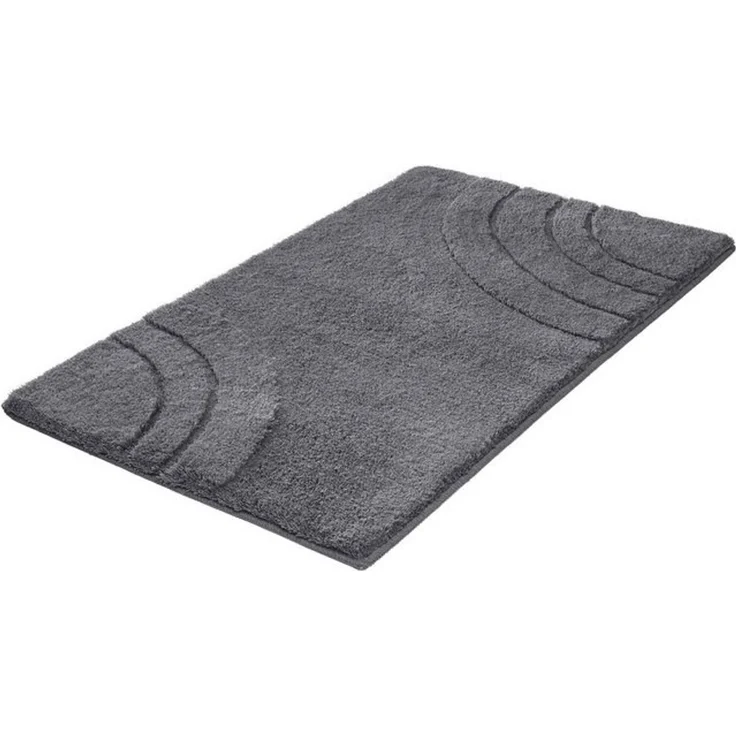 Kleine Wolke Badematte »Saturn«, Höhe 25 mm, rutschhemmend beschichtet, fußbodenheizungsgeeignet, Polyacryl, rechteckig, Badteppich, Uni Farben, modernes Design, Hoch-Tief Effekt – Bild 2