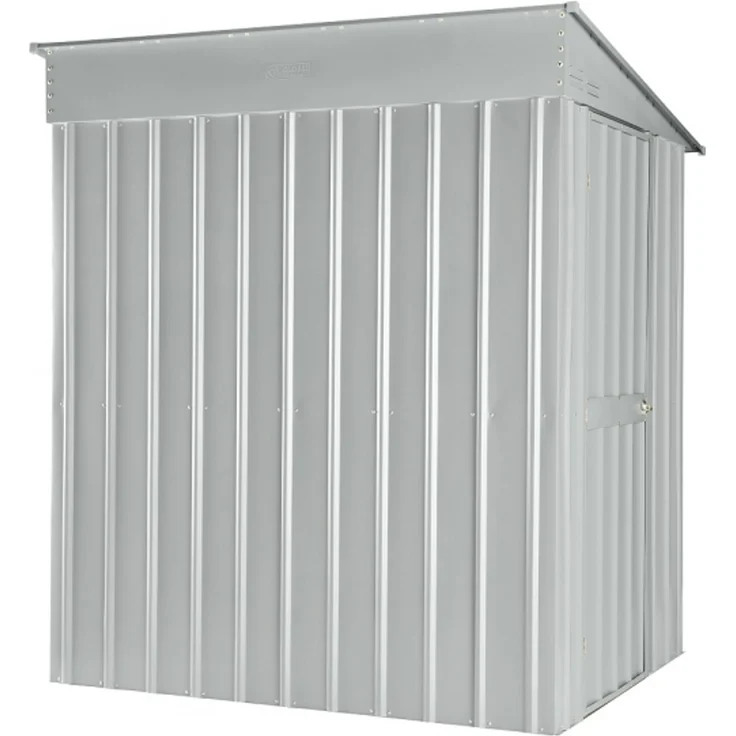 Globel Gerätehaus "Wand-Zierde Lean To 56, silber metallic – Bild 4