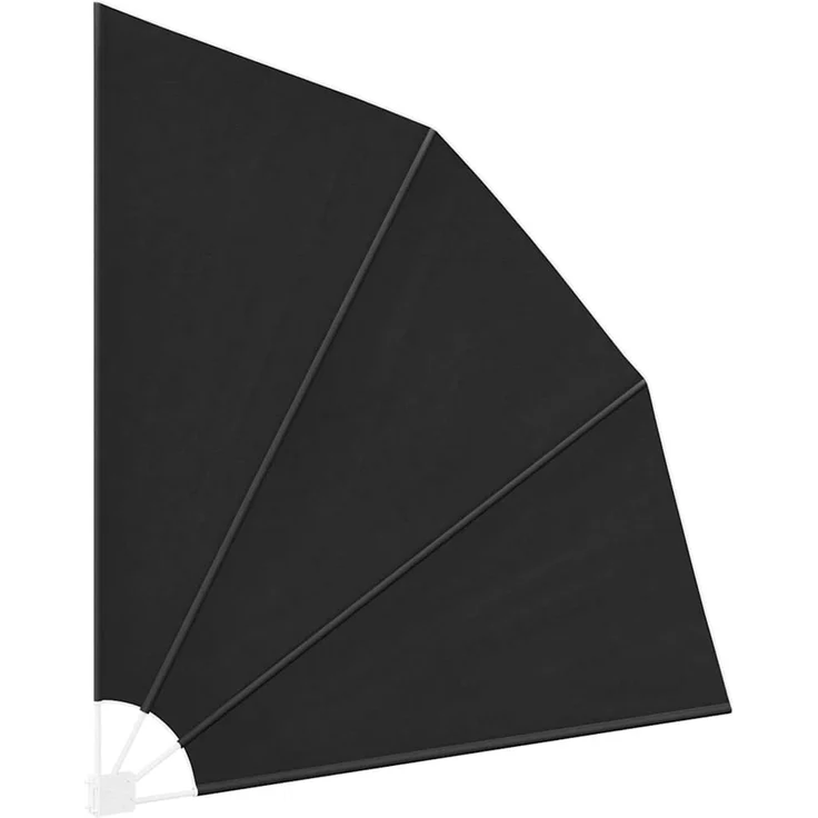vidaXL Balkon Sichtschutz 210 x 210 cm Polyester Anthrazit 42000932 – Bild 5