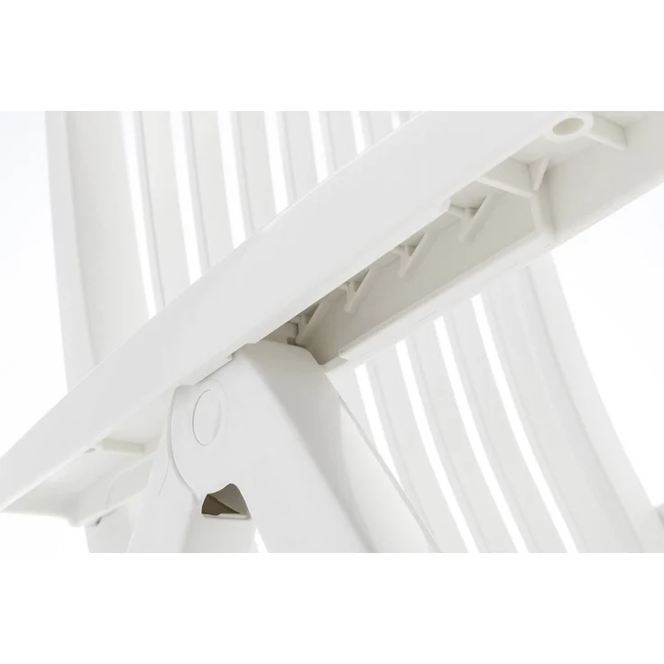 Kettler Roma Klappsessel - verstellbarer Gartensessel aus Kunststoff - weiß – Bild 7