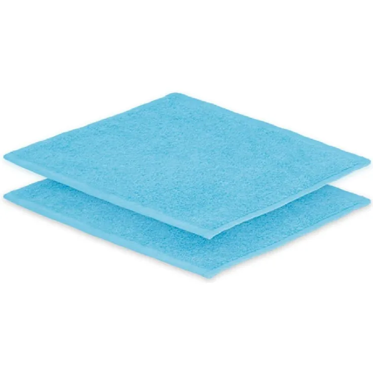 Exklusiv Heimtextil 2x Seiftuch Frottier 500 g/m² 30 x 30 cm Türkis
