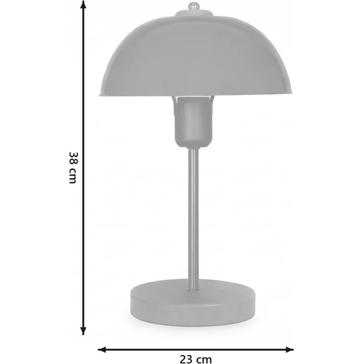 KAWOLA Tischlampe FIORA Metall grün 38 x 12 x 23 cm – Bild 9
