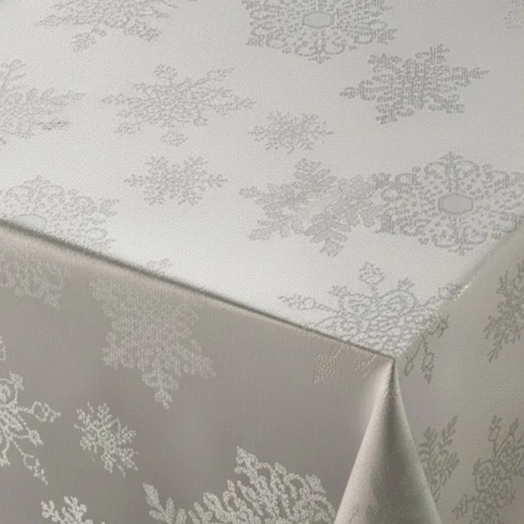 Beautex Tischdecke Lurex Tischdecke Weihnachten, Silber Gold glänzend, Weihnachtstisch (1-tlg)