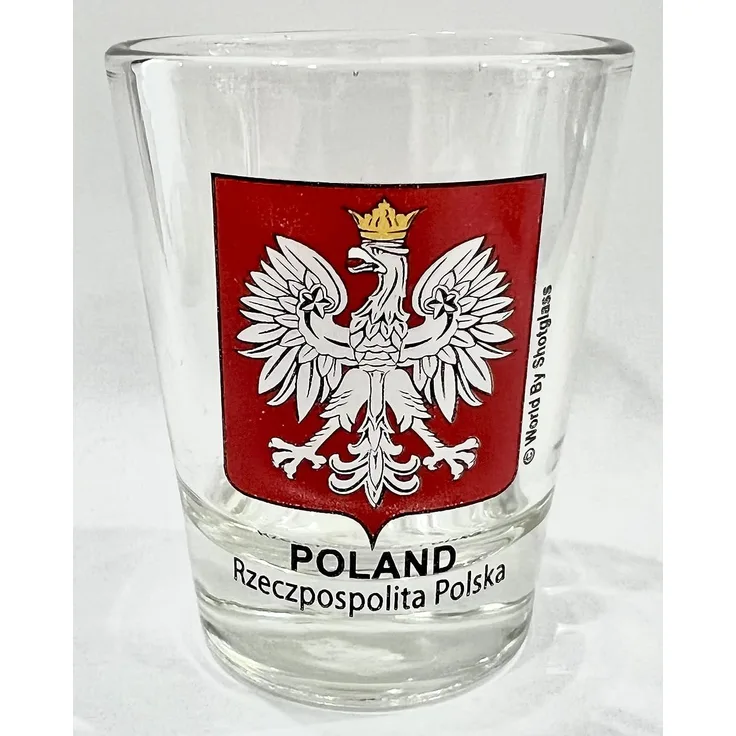 Poland Shot Glass by World By Shotglass