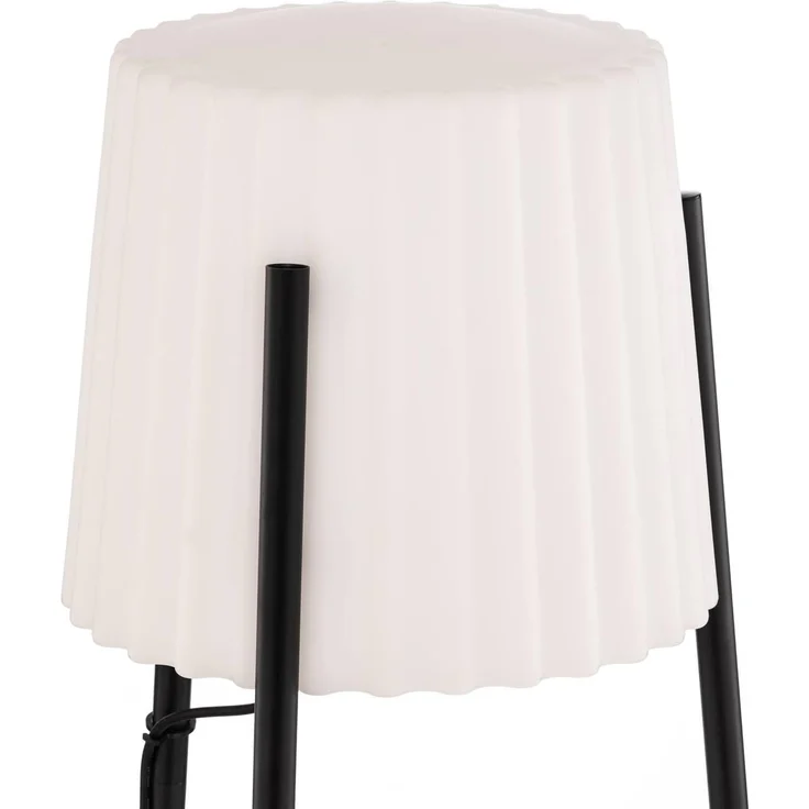 Lucande Außen-Stehlampe Jaimy, Kunststoff Schwarz IP65, 1 x 15 W LED – Bild 5