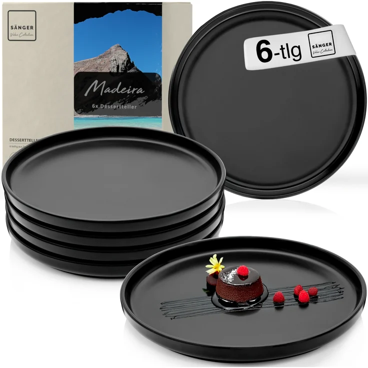 SÄNGER Dessertteller Set Madeira 6 teilig – Bild 1