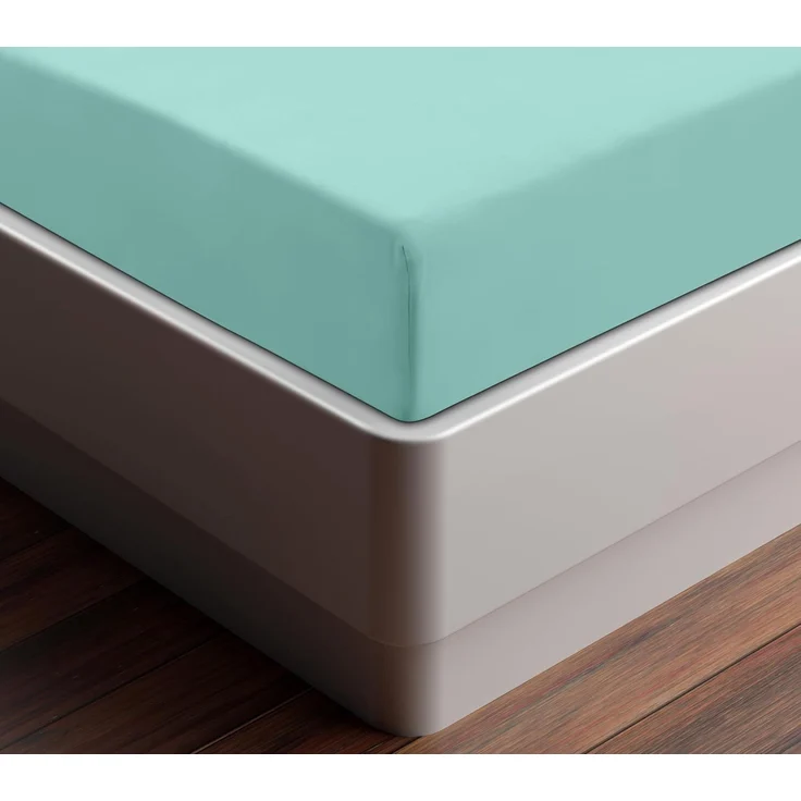 Utopia Bedding - 2er Set Spannbettlaken 140x200 cm - Spa Blau - Gebürstete Mikrofaser Spannbetttuch - 35 cm Tiefe Tasche – Bild 4