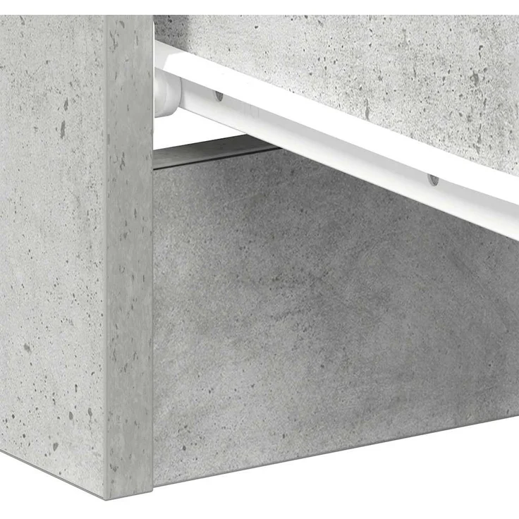 vidaXL Nachttisch Betongrau 38x35x56 cm Holzwerkstoff 800458 – Bild 9