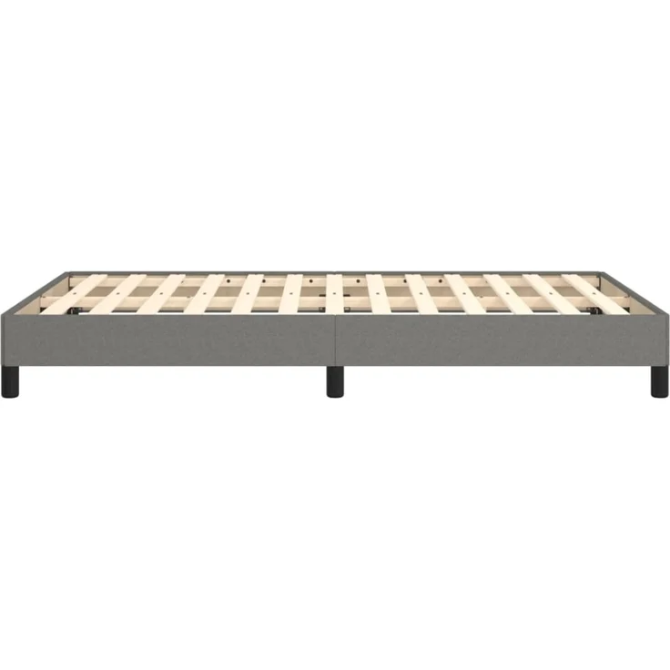 vidaXL Polsterbett, Stoff, 25,0 cm, Dunkelgrau, 120x190 cm – Bild 6