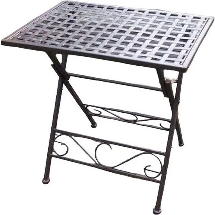 Deko-Impression Beistelltisch Klapptisch, Eisentisch, Beistelltisch, Ablagetisch, 50 x 35 mediterran (1-St)