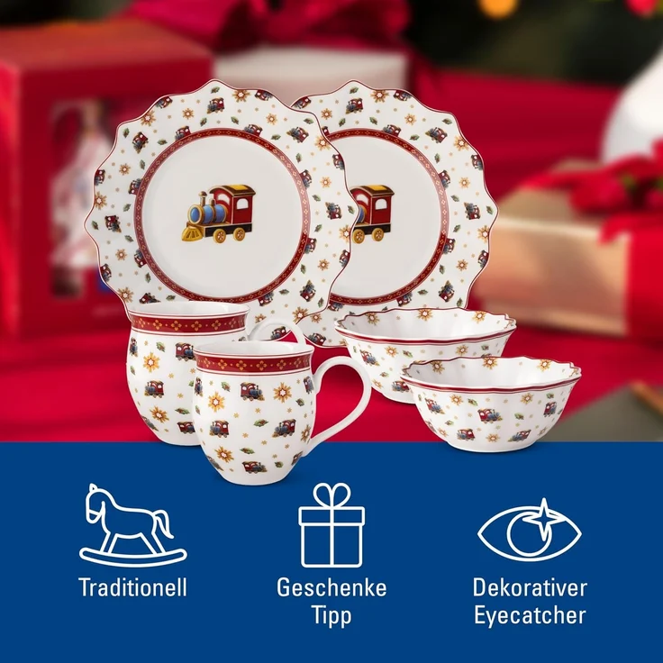 Villeroy & Boch Toy's Delight Frühstücks-Set 6-teilig Lokomotive – Bild 5