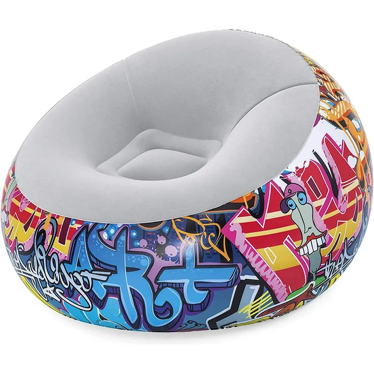 Inflate-A-Chair™ Luftsessel Graffiti 112 x 112 x 66 cm