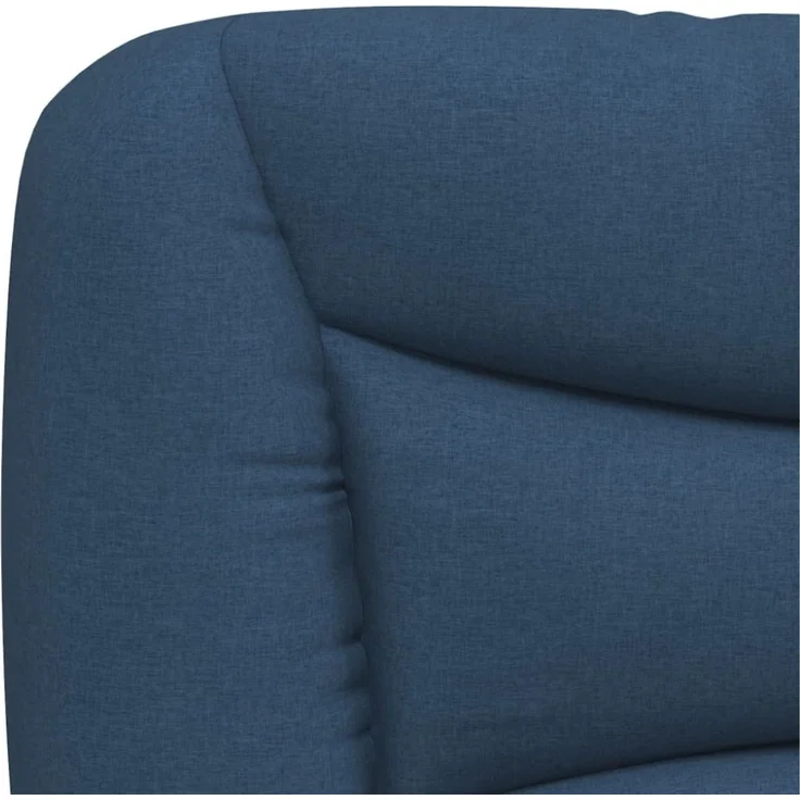vidaXL Kopfteil-Kissen Blau 160 cm Stoff – Bild 10