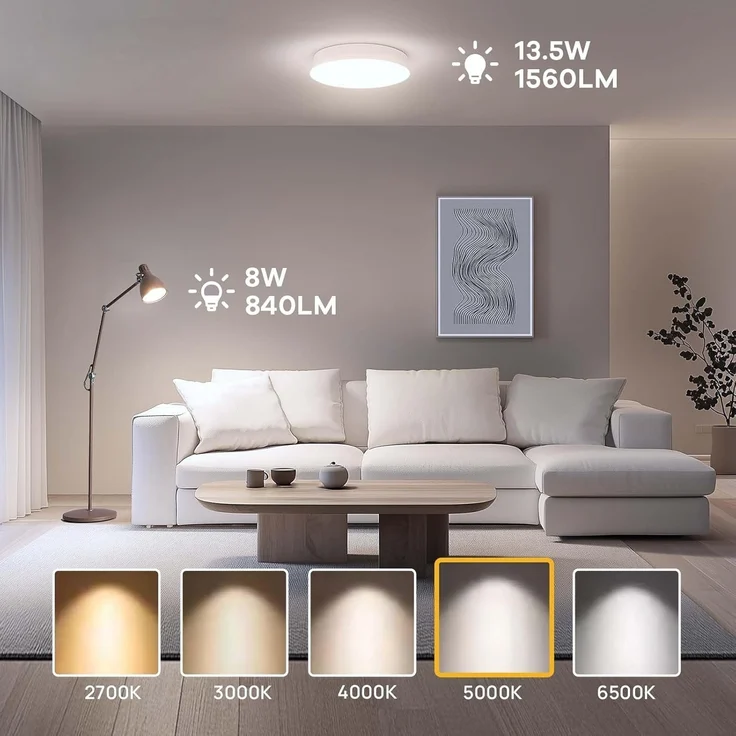 Linkind 13,5W Superhelle E27 Glühbirne - ersetzt 100W, 5000K Tageslichtweiß, 1560LM A60 Edison Form, 220°, Nicht Dimmbar, 3 Stück – Bild 3