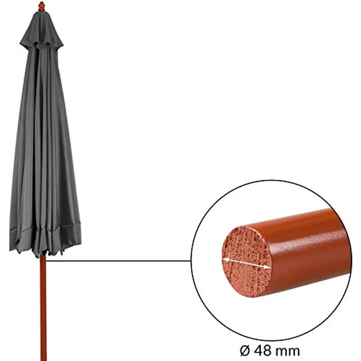 Kingsleeve Sonnenschirm, Wasserabweisend – Bild 9