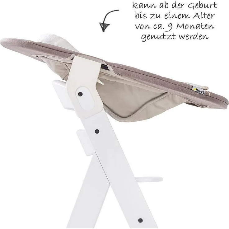 Hauck Neugeborenen Aufsatz / Alpha Bouncer 2in1 beige – Bild 3