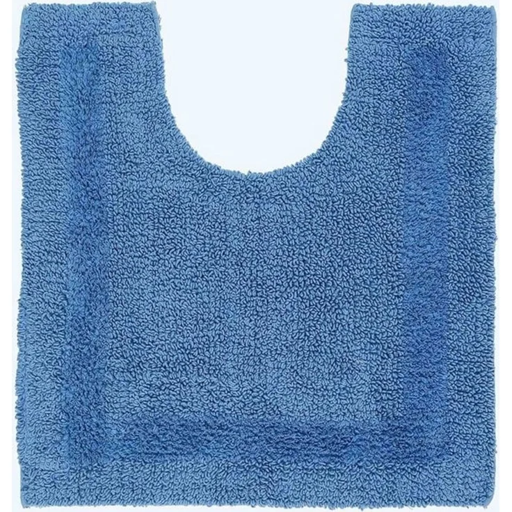 Homescapes Badematte Duschvorleger blau 50x50 cm aus 100% Baumwolle, Höhe 20 mm, 50 x 50 cm – Bild 4