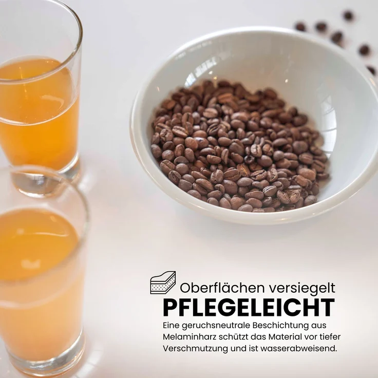 bümö Rollcontainer mit Schubladen, Container abschließbar aus Holz in graphit - Rollwagen für's Büro als Schreibtisch Unterschrank, Bürocontainer od. Schreibtischcontainer mit Streifengriffe, AC30-G-G-SG – Bild 10