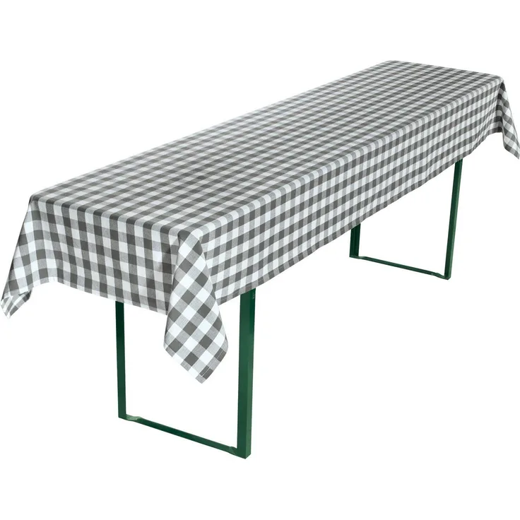 REDBEST Tischdecke Biertisch Tischdecke "Nashville", Baumwolle Karo