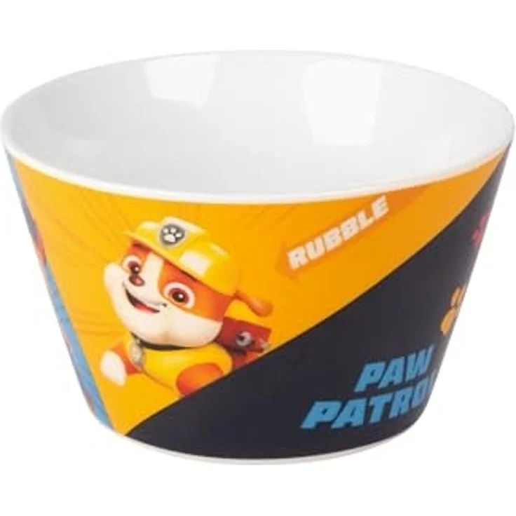 United Labels® Müslischale Paw Patrol - Boys - Chase, Marshall & Rubble, 500ml, Porzellan – Bild 4