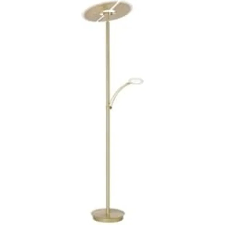 Paul Neuhaus LED Stehleuchte, 48W, 6720lm, messing matt (673-60)