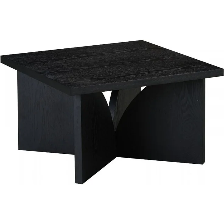 Bronx71 Couchtisch Houston 68x68 cm Eiche schwarz