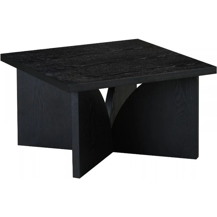 Bronx71 Couchtisch Houston 68x68 cm Eiche schwarz – Bild 1