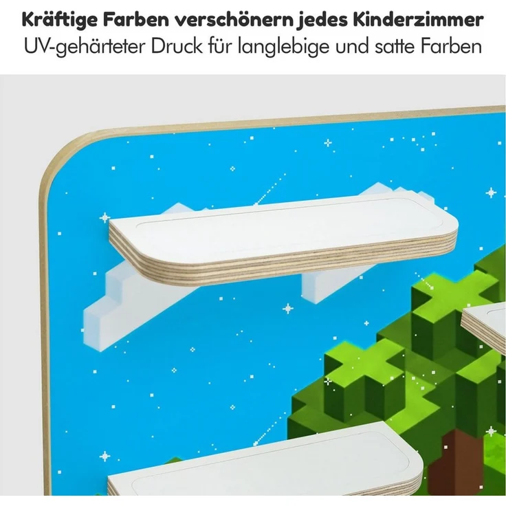 stadtecken Kinderregal groß, geeignet für Toniebox 2 und ca. 50 Tonies, Packung, Perfekte Aufbewahrung im Kinderzimmer – Bild 4
