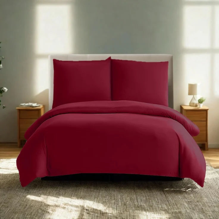 Komfortec Bettwäsche Premium, 135 x 200 bis 220 x 240 cm, 6 verschiedene Größen zur Auswahl, gebürstet 100% Mikrofaser, 3 teilig, Superweiches Bettwäsche-Set, Knitterfrei, Atmungsaktiv – Bild 1