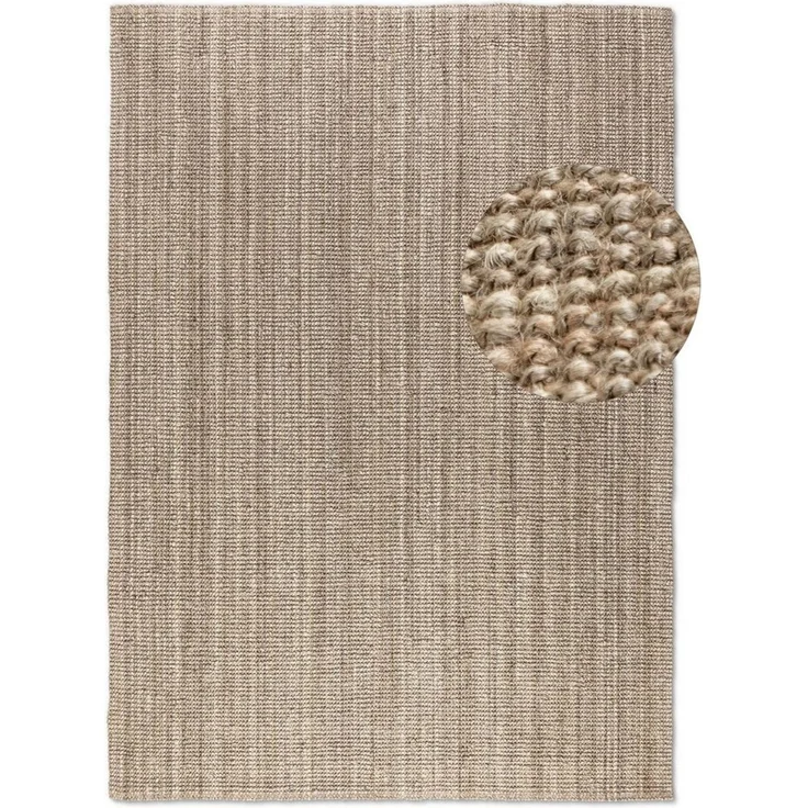 HANSE Home Teppich Jaipur Juteteppich, Läufer und Rund, rechteckig, Höhe: 10 mm, Naturfaser, Wohnzimmer, Esszimmer, Schlafzimmer, Boho, GRS – Bild 2