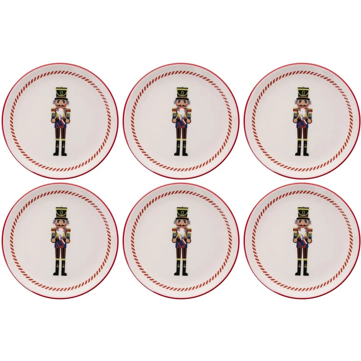 Hermia Concept 'Soldier' Dessertteller-Set (6-teilig), Mehrfarbig, 19,3 x 19,3 x 2 cm – Bild 3