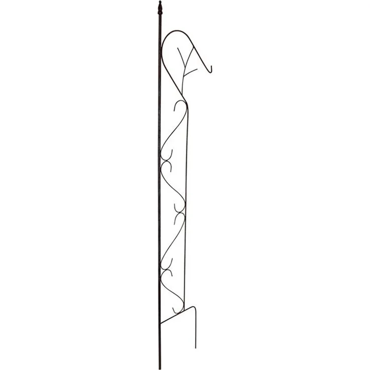 Rankhilfe Rankgitter Kletterhilfe mit Haken Pflanzengitter 27x144cm Rost Spalier – Bild 8