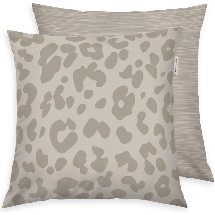 TOM TAILOR HOME Bettwäsche Ellja in Gr. 135x200 oder 155x220 cm, Leo Design, Bettwäsche-Set, Biber, 3 teilig, 100% Baumwolle, Animal Print, Marken-Bettwäsche mit Reißverschluss – Bild 3