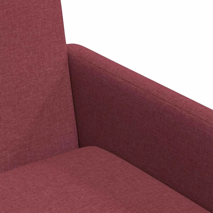 vidaXL Esszimmerstühle 2 pcs Weinrot 57 x 67 x 95 cm Stoff 42017906 – Bild 6