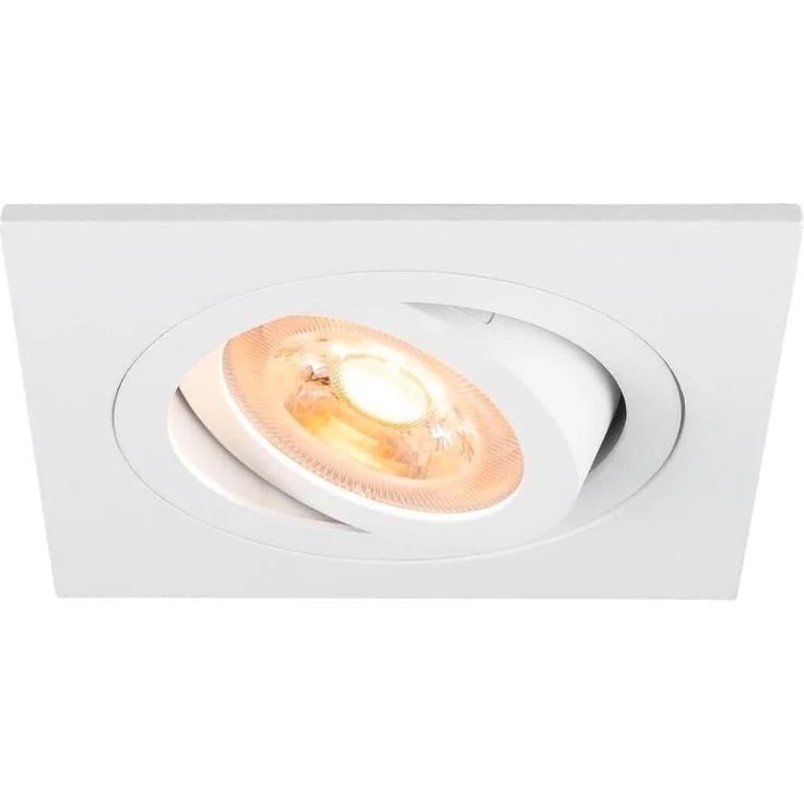 SLV NEW TRIA® 75, Deckeneinbauleuchte, quadratisch, max. 10W GU10, weiß - Einbauleuchten – Bild 1