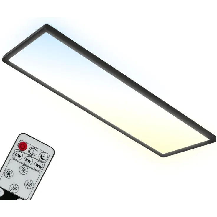 Briloner LED Panel Slim 58 cm, schwarz, utraflach CCT