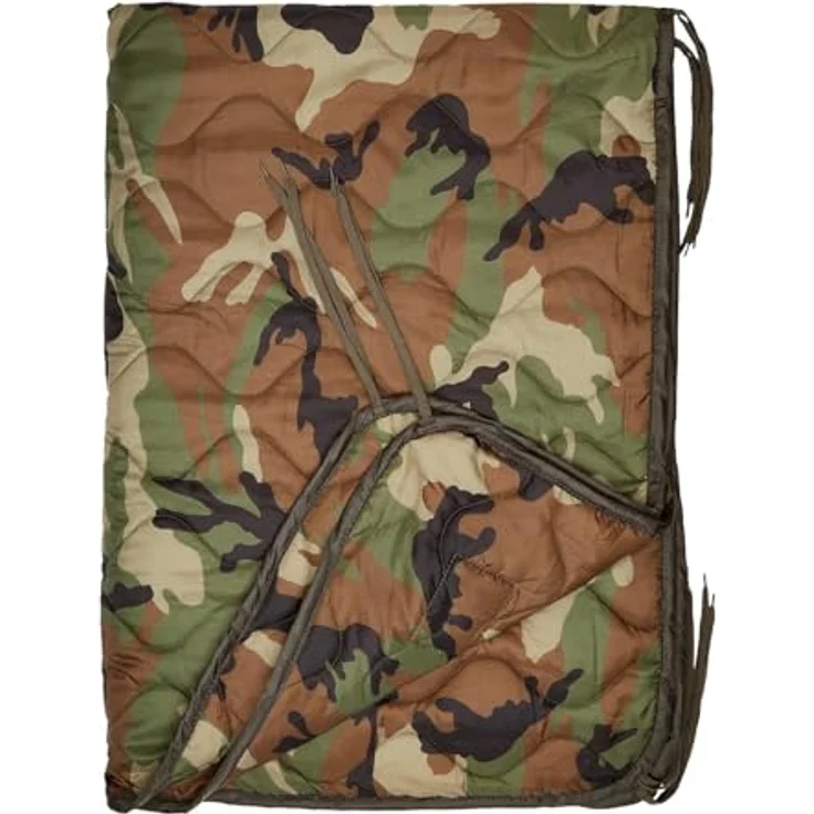 Outdoordecke Militär Poncho Liner Steppdecke, Mil-Tec, Wasserabweisend – Bild 1
