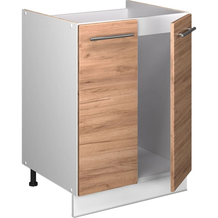 Spülenunterschrank Fame-Line Goldkraft Eiche/Weiß 60 cm Vicco – Bild 6