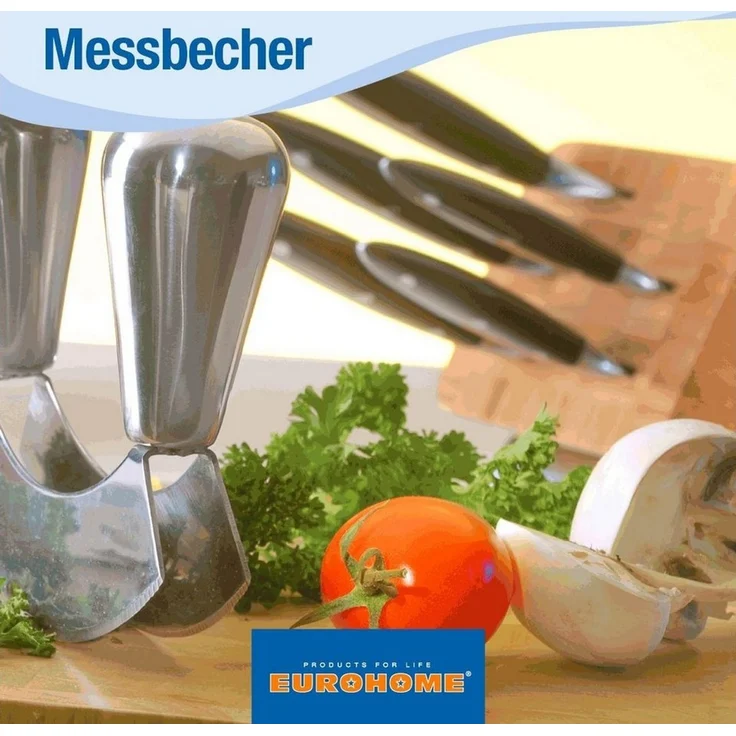 EUROHOME Messbecher Kunststoffmessbecher klar - Messkanne mit Skalierung - Messgefäß, Kunststoff, (1-St, Messbecher 1 l), Küchenmessbecher Backzubehör Küchenhelfer – Bild 4