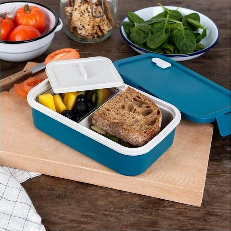 Rex London Lunchbox Doppelwandige Lunchbox mit Trennwand Vesperdose Brotdose – Bild 3