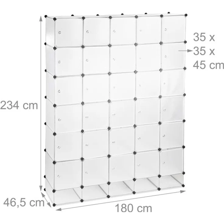 XXL Kleiderschrank Stecksystem – Bild 4