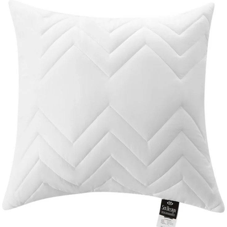 SEI Design Microfaserkissen Mikrofaser 80x80 - NORDIC Collection, Füllung: Polyester, Bezug: Microfaser, Seitenschläfer, Rückenschläfer, Bauchschläfer, 95°C waschbar – Bild 4
